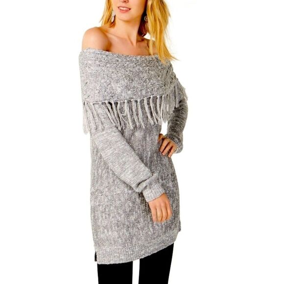 INC Womens Foldover Tunic Sweater - X-Large - Picture 1 of 7